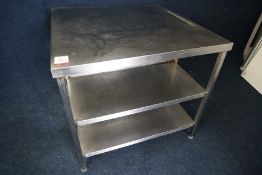 3-Tier Stainless Steel Prep Table 1000 x 900 x 1000mm