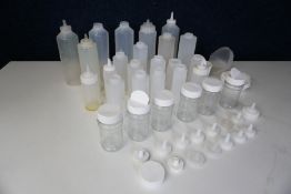 Quantity of Various Plastic Dispensers and Containers as Lotted