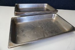 6no. Gastronorm Pans 500 x 300 x 65mm