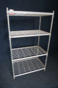 4-Tier Wire Shelving Unit