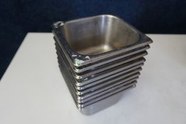 10no. Gastronorm Pans 135 x 150 x 100mm