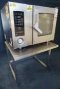 Angelo Po FX61E2-ZMR01 Commercial Combination Oven, 3-Phase, Complete with Stainless Steel Stand