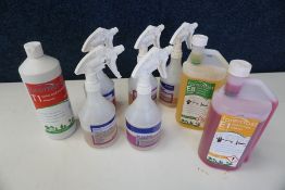 Various Cleaning Products as Lotted