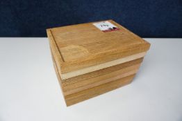 8no. Branded Timber Serving Boards 240 x 200mm