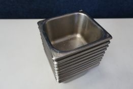 10no. Gastronorm Pans 135 x 150 x 100mm