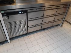 Foster Eco Pro G2 9-Drawer Stainless Steel Commercial Refrigerated Counter 1870 x 870 x 700mm,