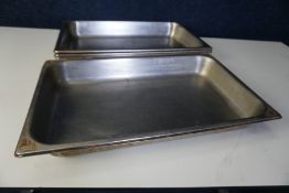 5no. Gastronorm Pans 500 x 300 x 65mm