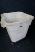 Rubbermaid Mobile Storage Bin with Removable Base, No Lid