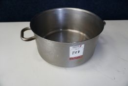 Stainless Steel Commercial Stock Pot 360mm dia x 180mm Deep