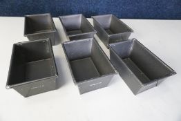 6no. 1lb Loaf Tins