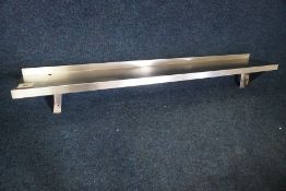 Stainless Steel Wall Hung Shelf 1600 x 250mm