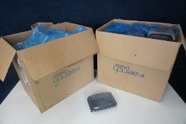 Quantity of Plastic Takeaway Tubs Complete with Quantity of Lids as Illustrated