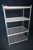 4-Tier Wire Shelving Unit