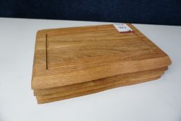 4no. Branded Timber Serving Boards 420 x 270mm