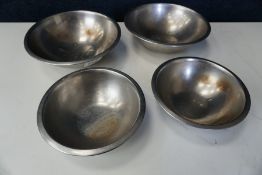 4no. Various Size Commercial Mixing Bowls