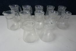 12no. Glass Water Jugs