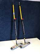 2no. Rubbermaid Commercial Products Hygen Pulse Mops, RRP: £160.00