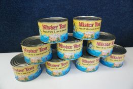 9no. Tins of Mister Ton Tuna Chunks in Sunflower Oil, 1650g, BBE: 06/09/24