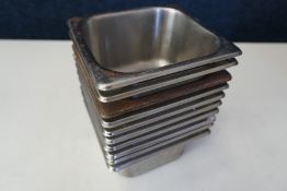 10no. Gastronorm Pans 135 x 150 x 100mm