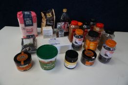 Quantity of Various Quantity of Various Seasoning, Spices and Ingredients as Lotted