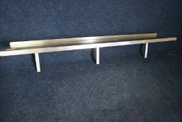 Stainless Steel Wall Hung Shelf 1800 x 300mm