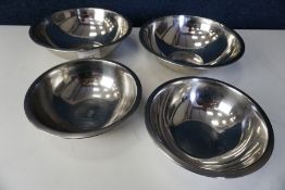 4no. Various Size Commercial Mixing Bowls