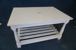 White Painted Timber Table 1220 x 700 x 840mm