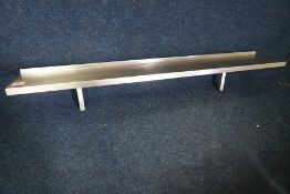 Stainless Steel Wall Hung Shelf 1850 x 300mm