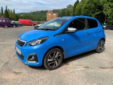 2016 Peugeot 108 Top Hatchback 1.2 Puretech Allure 5DR (1199 cc), Registration: DK16 WZE, Date of