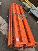 Steel Pallet Racking Including; 3no. End Frames 2580 x 900mm, 25no. Crossbeams 2660mm long