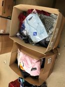 2no. Boxes of Female Blouses, Shirts & Tops