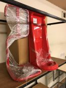 Unused Fire Extinguisher Stand as Lotted