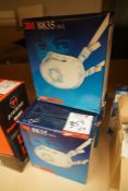 3no. Boxes of 3M 8835 M/L FFP3D Welding Fume Respirators as Lotted