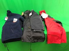 4no. Various Fleeces & Jackets, Size: Small. Comprising; Tombo Ladies Tracksuit Top, Portwest