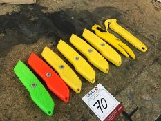 8no. Used Retractable Blade Knifes