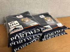 5no. Portwest Thermal T shirts, Size: Large