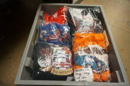 Quantity of Various Printed T-Shirts and Jumpers