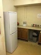 Entire Contents of Kitchen Comprising, Upright Fridge, Panasonic Microwave, Kettle etc.