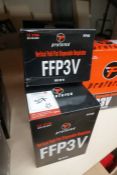 3no. Boxes of Proforce RP08 FFP3V Vertical Fold Flat Disposable Respirators