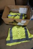 Quantity of High Vis Polo Shirts as Lotted