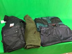 4no. Various Fleeces & Jackets, Size: Medium, Comprising; Game Gear Jacket, B-Dri Jacket, ProForce