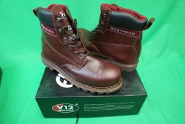 V12 Footwear V1236 Boulder Safety Boots, Size: 13