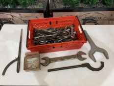 Quantity of Various Hand Tools and Building & Maintanence Sundries as Lotted, Crate Not Included