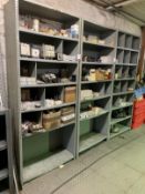 Contents of the Electrical Stores on and including 3no. Metal Racks