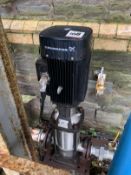 Grundfos CR15-05 Vertical Multistage Pump with Grundfos 4kw Motor. RRP £1,912