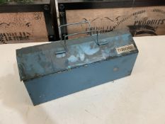 Metal Toolbox with Contents as Lotted