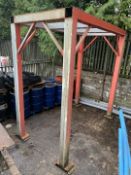 Overhead Steel Frame Approx 1670 x 3010 x 3100mm as Lotted