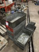 Quantity of Metal Stackable Parts Crates