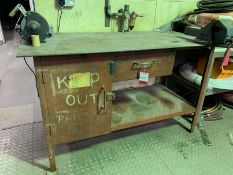 Fabrication Bench with Door & Drawer