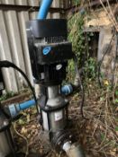 Grundfos CR15-04 Vertical Multistage Pump with Grundfos 4kw Motor. RRP £1,912